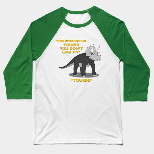 Standing Tough Baseball T-Shirt by Grove Acres